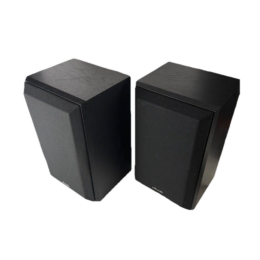 Vintage Polk Audio Monitor 30 Bookshelf Speakers Pair Black MR 30122